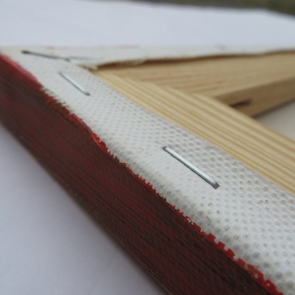 African Violet Love Story Painting Oil on Canvas - Picture 7 of 8